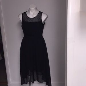 Rickis Black High Low Dress Sz 4
